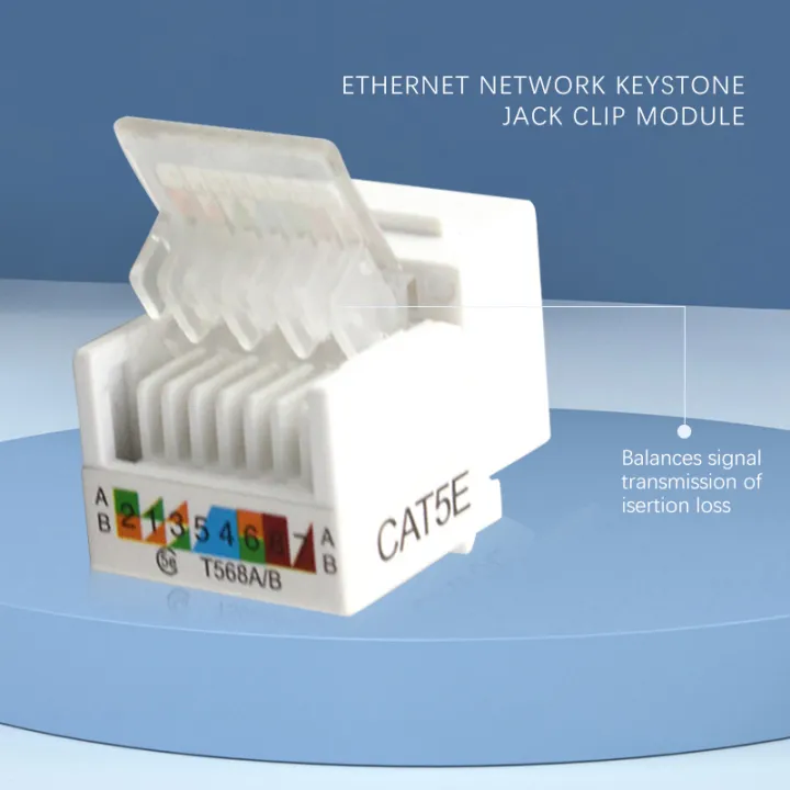 5/10pcs%20Rj45%20Ethernet%20Network%20Keystone%20Jack%20Clip%20Module%20Wall%20Plug%20Connector%20Computer%20Connection%20Accessories%20-%20Image%203