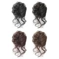 Synthetic Curly Bun Messy Claw Chignon Clip Elastic Hair Scrunchies Hairpieces Chignon Donut Updo Hair Pieces For Women. 