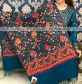 Kashmiri Poshmina Shawl | Women Winter Collection | Sal | Embroidery work Shawl. 