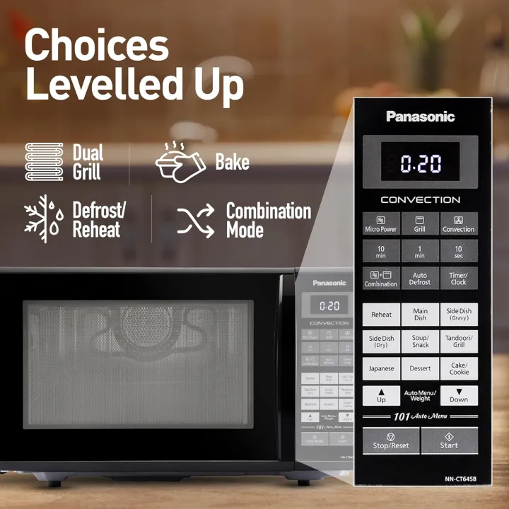 Panasonic%20NN-CT645B%20Convection%20&%20Grill%20Microwave%20Oven%20%7C%2027%20Liter%20-%20Image%204