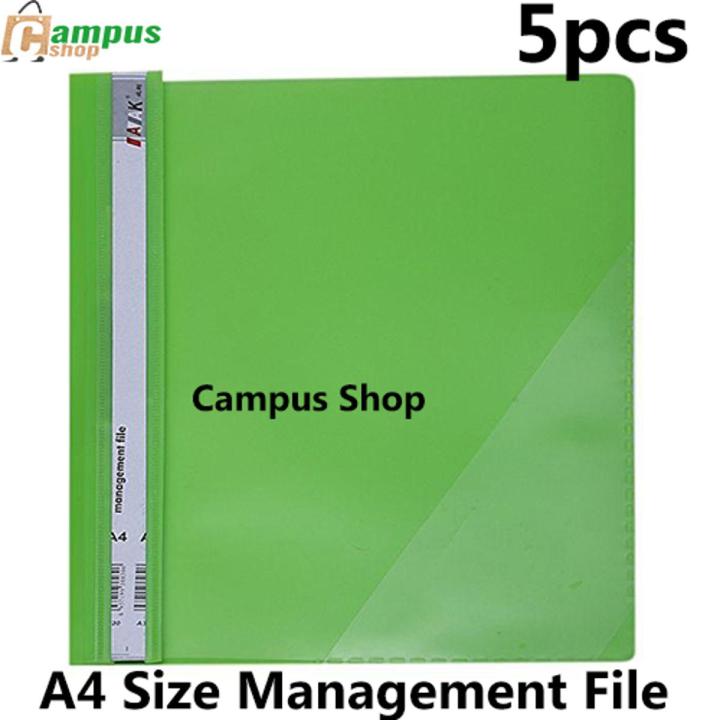 A4 Size Management File - Lemon (5pcs) | Daraz.com.bd