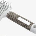 Boar Hair Brush Hair Comb Curved Vented Styling Hairbrush Detangling Thick Hair Massage Blow Drying Brush Hairbush Comb for Hair.