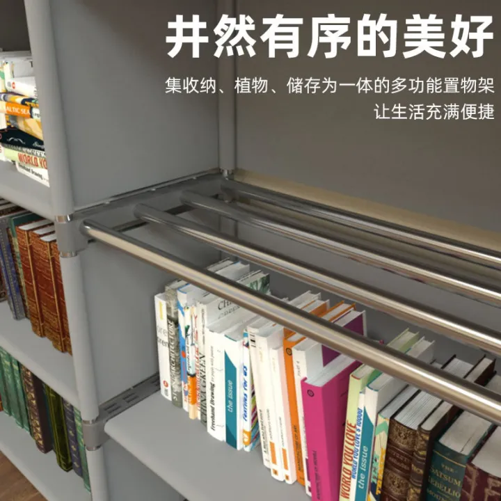 Simple%20Bookshelf%20Floor%20Bookcase%20Shelf%20Student%20Dormitory%20Home%20Desk%20Storage%20Large%20Capacity%20Narrow%20Small%20Assembled%20Cabinet%20Ao%20-%20Image%204
