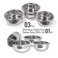 Stainless Steel Cooking hari With Lid/ Serving Bowl/ Mini Hari Set- Gas Chula & Induction Friendly: 750ml -1000 ml. 