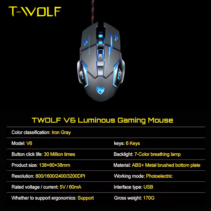 Gaming%20Mouse%20Metallic%20Silver%20TWOLF%20V6%20IRON%20GRAY%20RGB%20Lighting%20Wired%20DPI%20Mouse%20Mechanical%20RGB%20Mouse%20OTG%20Mobile%20Tablet%20Computer%20Mice%20Laptop%20Desktop%20-%20Image%207