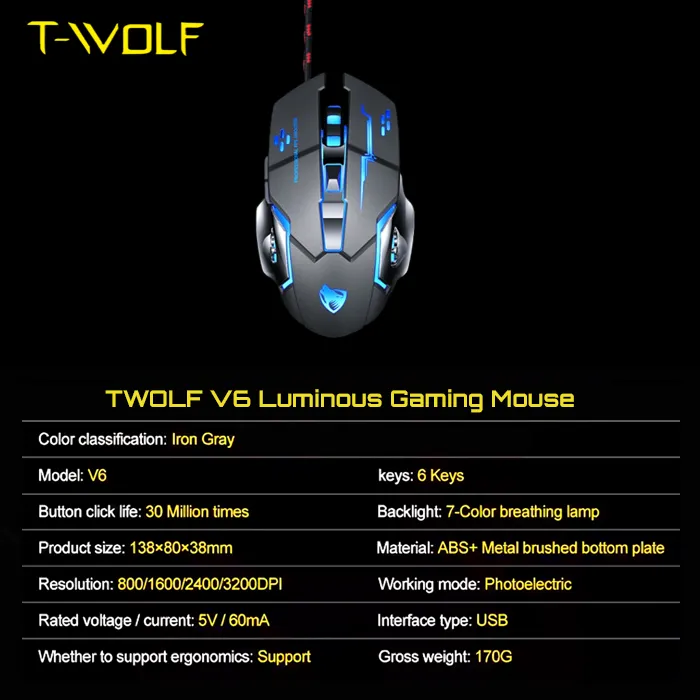 Gaming%20Mouse%20Metallic%20Silver%20TWOLF%20V6%20IRON%20GRAY%20RGB%20Lighting%20Wired%20DPI%20Mouse%20Mechanical%20RGB%20Mouse%20OTG%20Mobile%20Tablet%20Computer%20Mice%20Laptop%20Desktop%20-%20Image%207