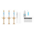 Dental Tool Orthodontic Brackets Braces Glue Bonding Self Curing Adhesive Paste Kit( ). 