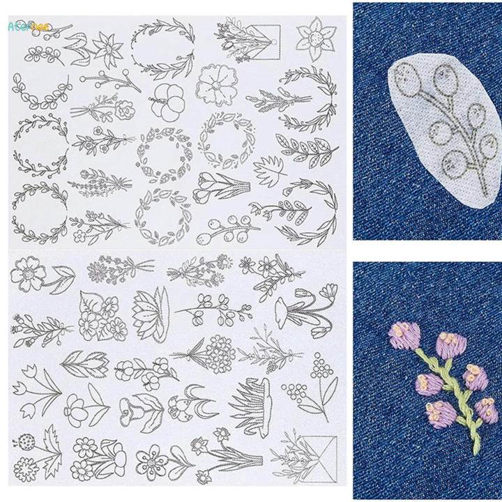 Water Soluble Stabilizer Embroidery Soluble Paper Multipurpose Fabric Stabilizer Transfer Patch Paper for Handbags Towels Cross Stitch Linen