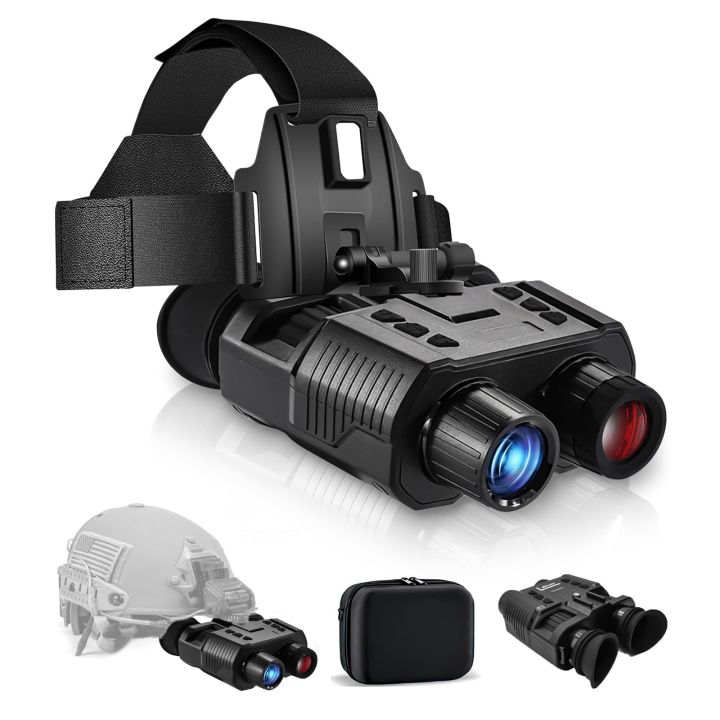 NV8000 3D Night Vision Binoculars for Helmet Mounted IR Goggles HD