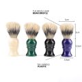 Colorful Men Shaving Beard Brush Badger Hair Shave Handle Facial Cleaning Appliance High Quality Pro Salon Tool Razor Brush. 