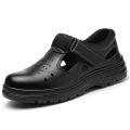 Summer labor protection shoes, anti-smashing, anti-puncture sandals, wear-resistant and non-slip rubber soles, construction site shoes, breathable holes, one piece of delivery. 