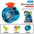 Metal Yoyo For Kids Colorful Professional 3 Bearing Alloy Yo-yo With String Ring Birthday Gifts For Children.