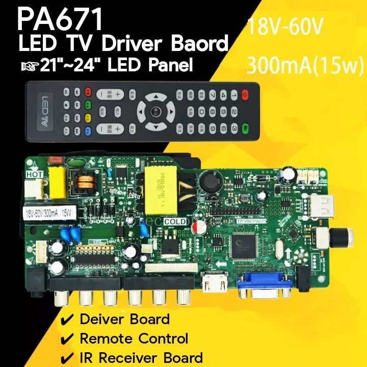 Non%20Smart%20LED%20TV%20Driver%20Board%20built%20in%20Power%20Board%20&%20LED%20Backlight%20Driver%20for%2022'-28%20LED%20Monitor%20TV%20HD%20and%20Full%20HD%20TV%20Equivalent%20-%20Image%204