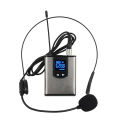 UHF Wireless Microphone Set with Bodypack Transmitter and Mini Rechargeable Receiver for for Vlogging/DSLR Camera/Mobile.