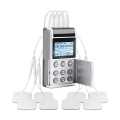 15 Modes 4 Output Channel PMS Eletric Professional Muscle Stimulation Physiotherapy Tens Electrodes Machines Body Massager Pads.