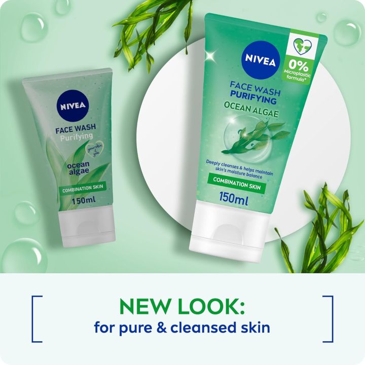 Nivea%20Face%20Wash%20Purifying%20Ocean%20Algae%20150ml%20Facial%20Cleanser%20for%20Combination%20Skin%20-%20Image%203