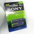 SONY AA AM3-LR6 1.5V Long Lasting Original Alkaline Battery - 2 Pcs Pack.