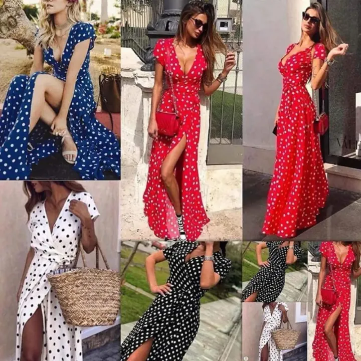 Summer%20Ladies%20Long%20Split%20Dress%20Polka%20dot%20Beach%20Dress%20Maxi%20Dress%20Women%20Evening%20Party%20Dress%20Floor-length%20Beach%20Hobo%20Sundress%20-%20Image%205