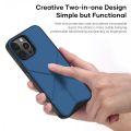 ROCK Element Plus TPU + PC Shockproof Protective Case with Folding Holder For iPhone 13 Pro. 