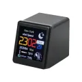 Decoration. DIY Cute GIF Animations and Electronic Album function MINI Size Smart Weather Station Clock for Gaming Desktop. 