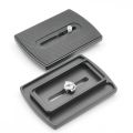 JAERBEE Quick Release Plate for Libec TH-650HD Camera Tripod Head Mounting Plate with 1/4 Inch Screw Dslr Camera. 