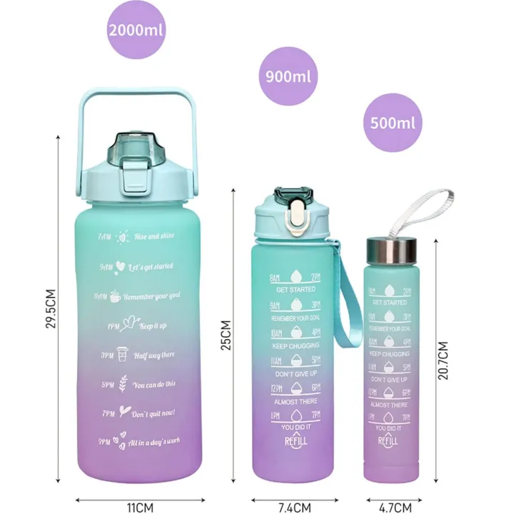 Set%20of%203%20BPA-free%20Water%20Bottles%2064%20oz%2032%20oz%20and%2016%20oz%203%20in%201%20Motivational%20Sport%20Drinking%20Jug%20with%20Mobile%20Holder%20Handle%20and%20Straw%20-%20Image%202