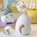 Cartoon Kawaii Cat Slow Rebound Decompression Toy Compression Stress Ball Adornment for Cute Room Gift Girls Fun soft PU toys. 