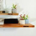 2 pcs Wall Mounted Shelves of Wood for Home & Office Décor. Full handmade ( size 14'' by 5 '' & 18'' by 5 '' ).