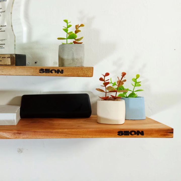 2%20pcs%20Wall%20Mounted%20Shelves%20of%20%20Wood%20for%20Home%20&%20Office%20D%C3%A9cor.%20%20Full%20handmade%20%20(%20size%2014''%20%20by%205%20''%20&%2018''%20%20by%205%20''%20)%20-%20Image%202