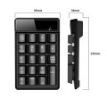 New 2.4GHz Wireless Wired Keyboard Bluetooth Mini USB Numeric Keypad Numpad Receiver Floating Key 19 Keys Number Pad. 