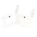 1Pc Women's Credit Card Holder Wallet Transparent Waterproof PVC ID Card Wallet.