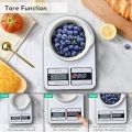 Digital Kitchen Weighing Scale Portable Weighting Machine For Home Food Weight Machine Lcd Black Display Measuring Cooking Vegetable Fruit Food Weighing Machine (10 Kg White).