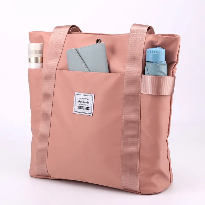 Women's%20Large%20Capacity%20Shoulder%20Bag%20Urban%20Simple%20and%20Lightweight%20Nylon%20Cloth%20Portable%20Large%20Bag%20Daily%20Leisure%20Commute%20Tote%20Bag%20-%20Image%203