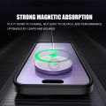 【Solitary waves】Luxury Alloy Lens Protector Magnetic For Magsafe Wireless Charger Case For iPhone 14 13 12 15 Pro Max Plus Armor Shockpoor Cover. 