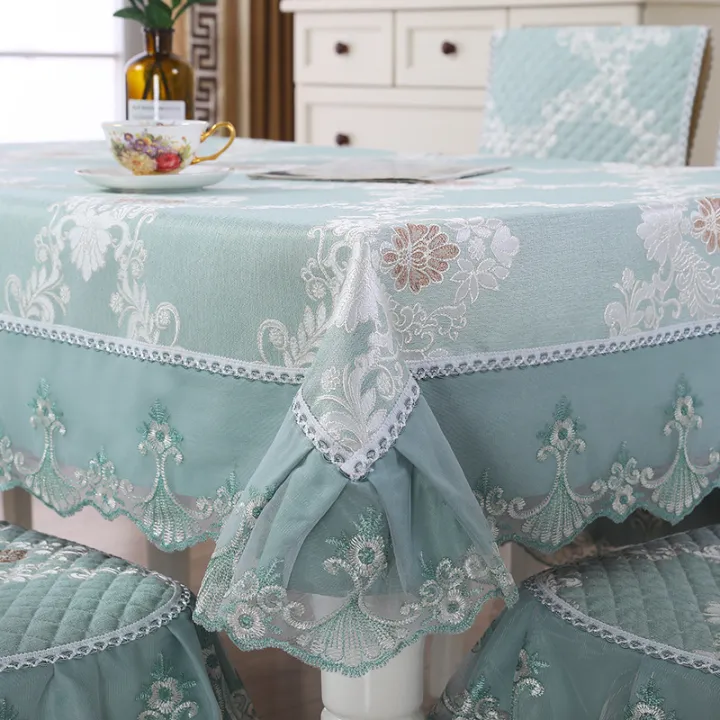 Cross-border%20dining%20chair%20cover%20Tablecloth%20Wholesale%20dining%20chair%20cushion%20Backrest%20tablecloth%20Dining%20table%20and%20chair%20thirteen%20piece%20set%20Restaurant%20household%20-%20Image%203