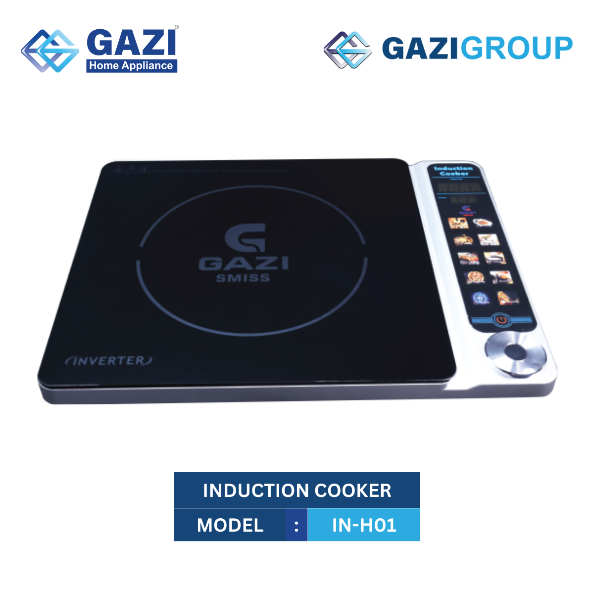 Gazi Smiss Premium quality Induction Cooker IN-H01 with inverter technology.