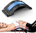 Back Stretcher Lumbar Stretching Device with 3 Adjustable Settings Lumbar Back Pain Relief Device for Upper and Lower Back Pain Color. 
