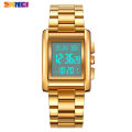 SKMEI Fashion Back Light Display Digital Countdown Sport Watches Mens Luxury Full Steel Waterproof Chrono Wristwatch Alarm Clock 2228. 