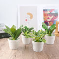 Mini Desktop Small Potted Artificial Plant Bonsai Fake Flower Desk Potted Decor Mzea. 