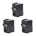 3Pcs Air Compressor Switch Universal Pressure Switch 95-125 Psi for Air Compressor Pump Control Valve. 