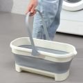 Collapsible Bucket Portable Folding Mop Bucket Silicon Clothes storage Car Washing Fishing Travel Camp Household Storage. 