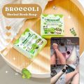 BE RICH Broccoli Herbal Scrub Soap. 