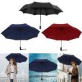 Fully Automatic Travel Umbrella Windproof 8 Ribs Compact Umbrella Small Portable Umbrella for Car Backpack. 