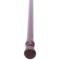 3X Extendable Telescopic Spring Loaded Net Voile Tension Curtain Rail Pole Rods,55-90cm,Wood Color. 
