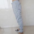 Joggers Men Pants Sweatpants Black Winter Fleece Trousers Streetwear Women Fashion Clothing Brown Brand Loose Red Grey 3XL. 