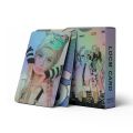 55 Pcs NewJeans BBA  Holographic Laser Card Kpop Photocards  Postcards  Series. 