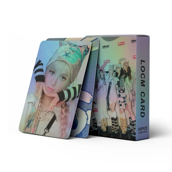 55%20Pcs%20NewJeans%20BBA%C2%A0%20Holographic%20Laser%20Card%20Kpop%20Photocards%20%20Postcards%20%20Series%20-%20Image%203