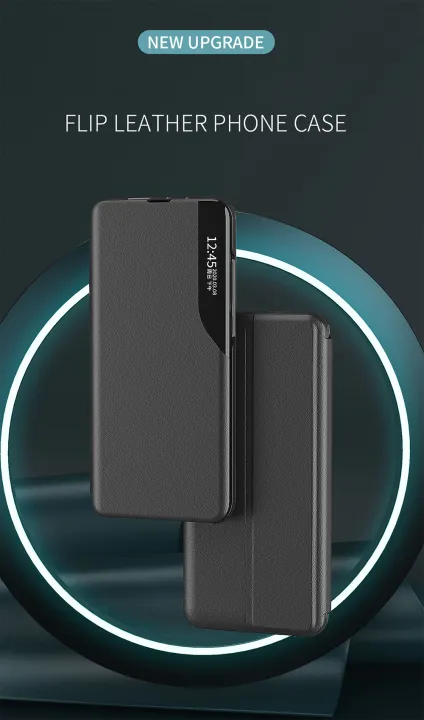 For%20Samsung%20Galaxy%20Note%2010%20Plus%20Phone%20Case%20Smart%20View%20Flip%20Case%20Luxury%20PU%20Leather%20Kickstand%20Window%20Shockproof%20Cover%20For%20Galaxy%20Note%2010+%205G%20-%20Image%205