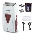 Kemei KM-3382 Men's Electric Shaver USB Charging Shaving Machine Cordless Shaver Male Professional Hair Clipper Shaved Head. 