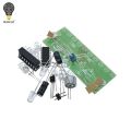 【Daily Necessities For Anyone Store】Voice activated LED Water Light CD4017 Lantern Fun Electronic Production Teaching Diy Electronic Kit Module. 